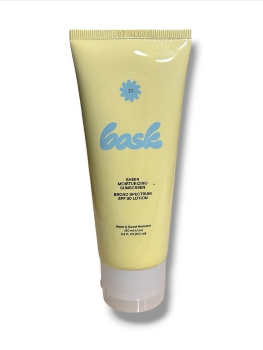 BASK Sheer Moisturizing SPF 30 Sunscreen Lotion 3.4 Fluid Ounces NEW